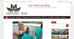 Desktop Screenshot of petticoatblog.de